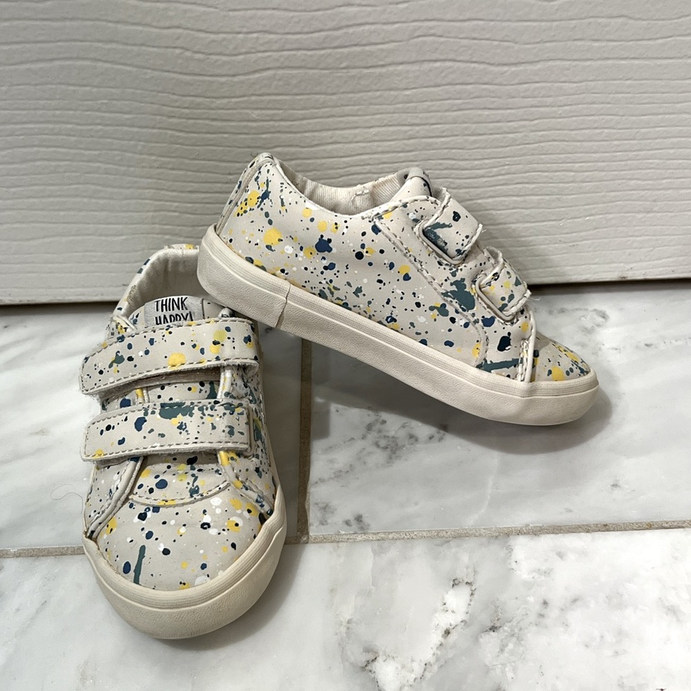 Baby Zara Sneakers, toddler boys size 21, multicolor